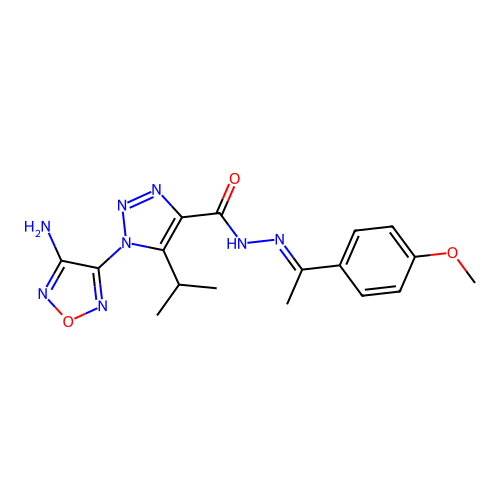 C17H20N8O3 structure