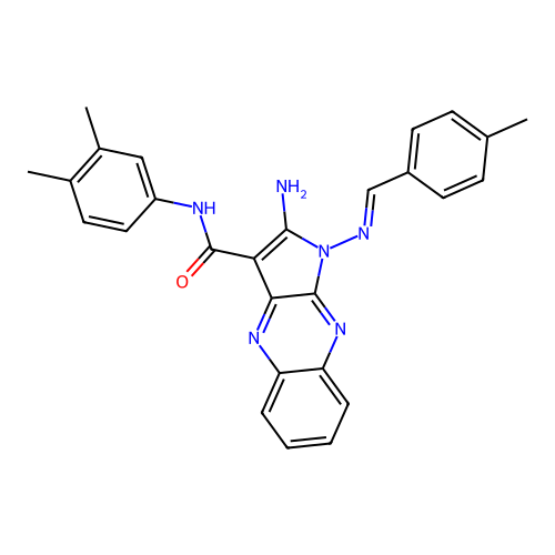 C27H24N6O structure