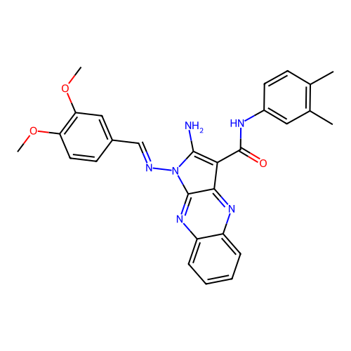 C28H26N6O3 structure