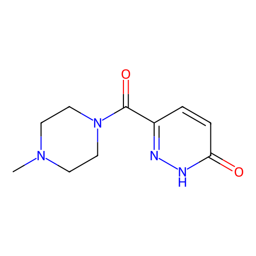 6-(4-methylpiperazine-1-carbonyl)pyridazin-3(2H)-one structure