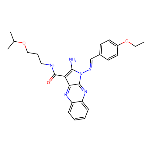 C26H30N6O3 structure