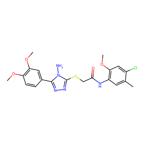 C20H22ClN5O4S structure