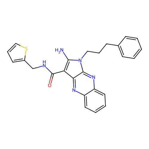 C25H23N5OS structure