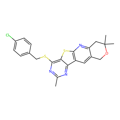 C22H20ClN3OS2 structure