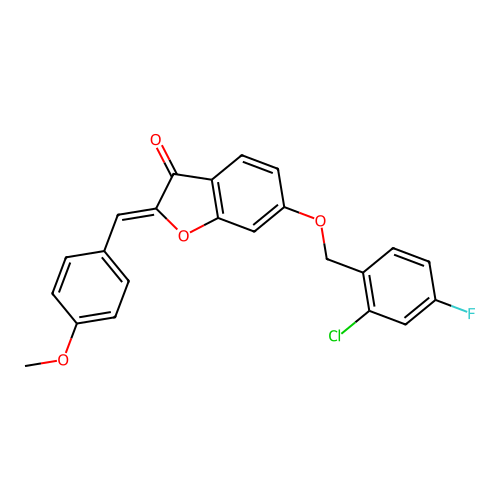 C23H16ClFO4 structure