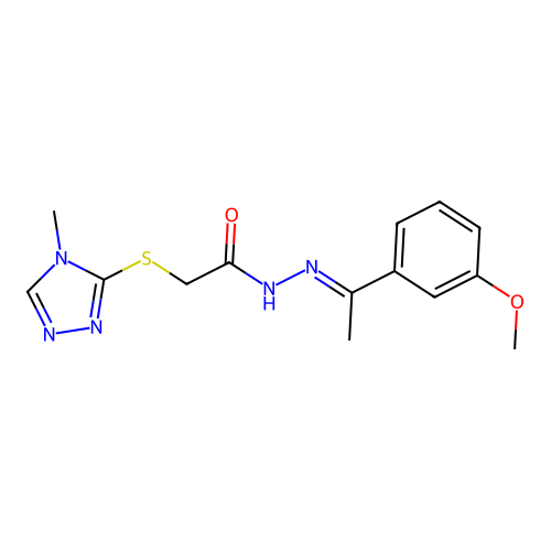 C14H17N5O2S structure