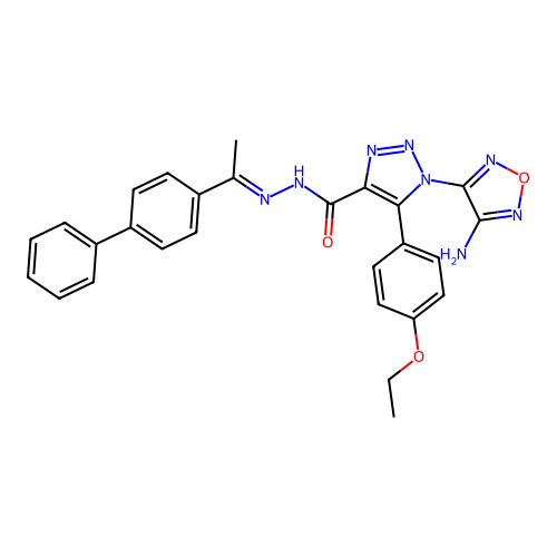 C27H24N8O3 structure
