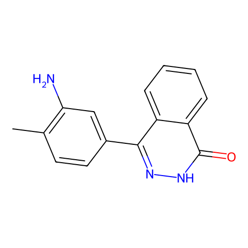 4-(3-amino-4-methylphenyl)-2H-phthalazin-1-one structure