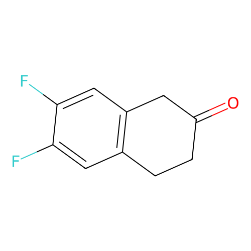 6,7-Difluoro-2-tetralone structure