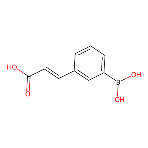 3-(3-boronophenyl)prop-2-enoic Acid structure