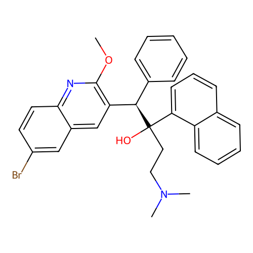 貝達喹啉 structure
