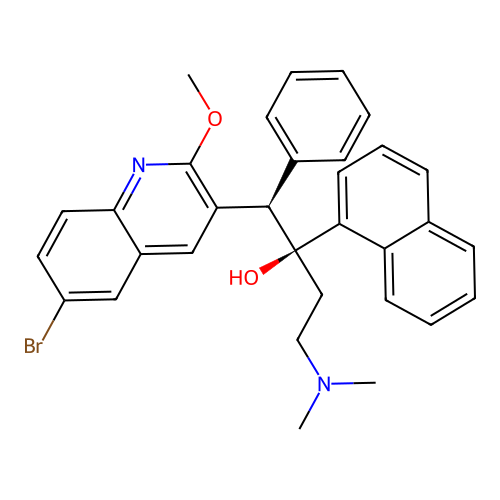 貝達喹啉 structure
