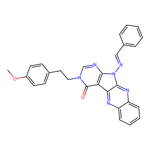 C28H22N6O2 structure