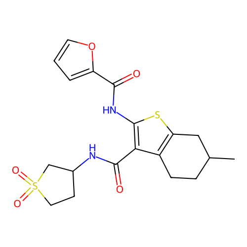 C19H22N2O5S2 structure