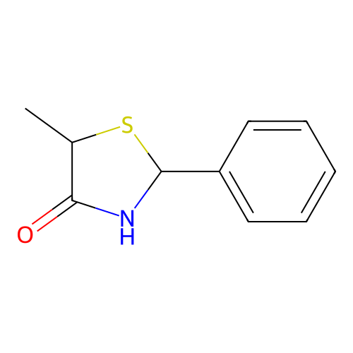 5-Methyl-2-phenyl-1,3-thiazolidin-4-one structure