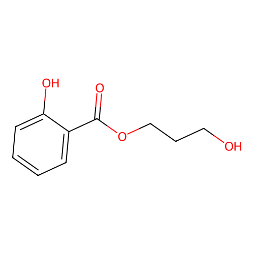 3-Hydroxypropyl salicylate structure