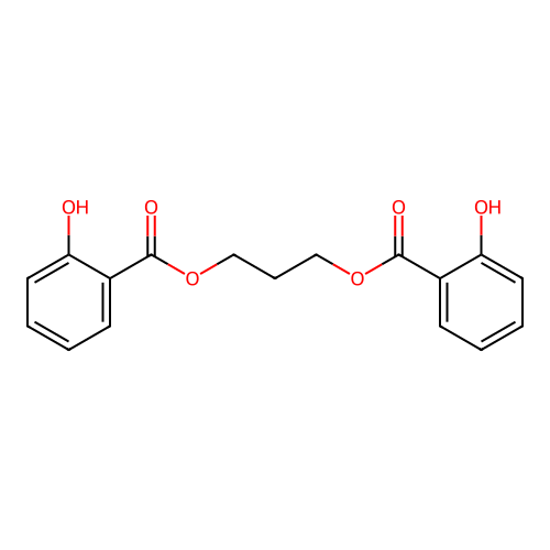 1,3-Propanediyl disalicylate structure