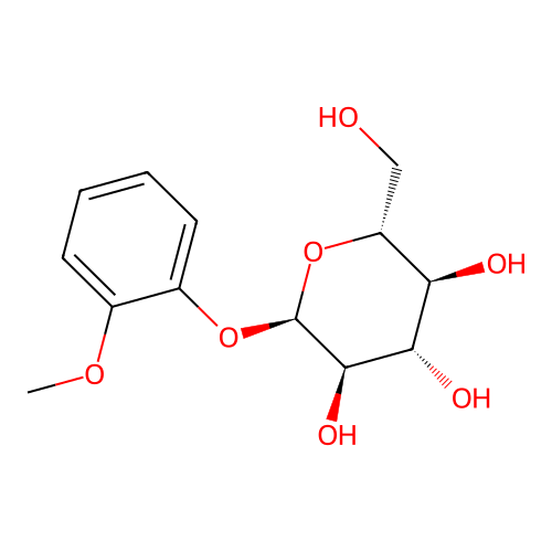 alpha-D-Glucopyranoside, 2-methoxyphenyl- structure