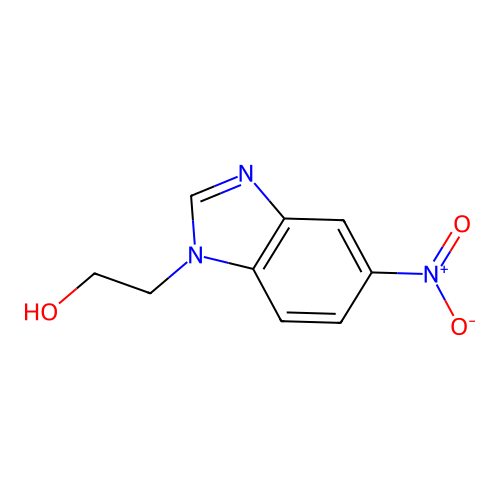 1-(2-Hydroxyethyl)-5-nitrobenzimidazole structure