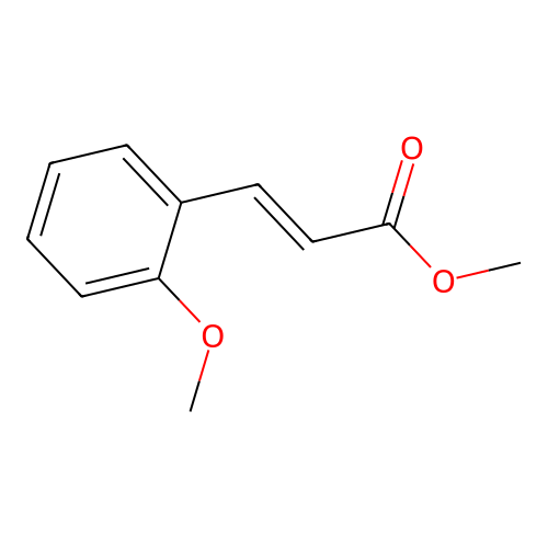 2-Methoxycinnamic acid methyl ester structure