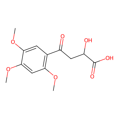Benzenebutanoic acid, alpha-hydroxy-gamma-oxo-2,4,5-trimethoxy- structure