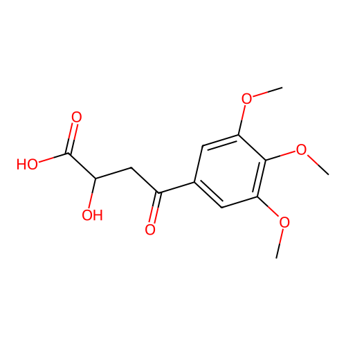 Benzenebutanoic acid, alpha-hydroxy-gamma-oxo-3,4,5-trimethoxy- structure
