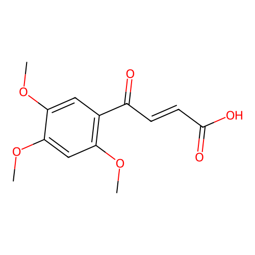 2-Butenoic acid, 4-oxo-4-(2,4,5-trimethoxyphenyl)-, (E)- structure