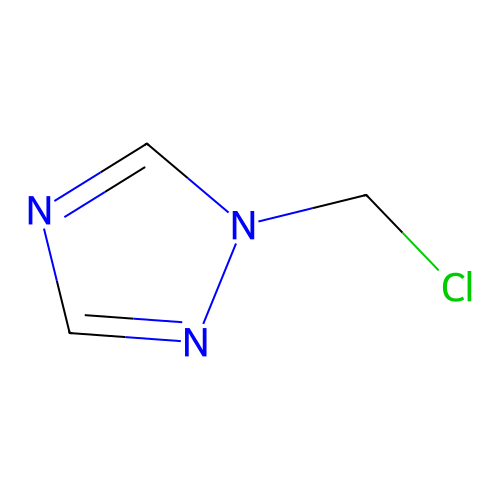 1-Chloromethyl-1H-1,2,4-triazole structure