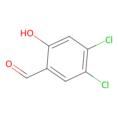 4,5-Dichloro-2-hydroxybenzaldehyde structure