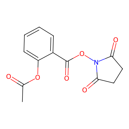 2,5-Pyrrolidinedione, 1-[[2-(acetyloxy)benzoyl]oxy]- structure