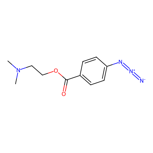 2-(Dimethylamino)ethyl 4-azidobenzoate structure