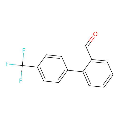 2-[4-(Trifluoromethyl)phenyl]benzaldehyde structure