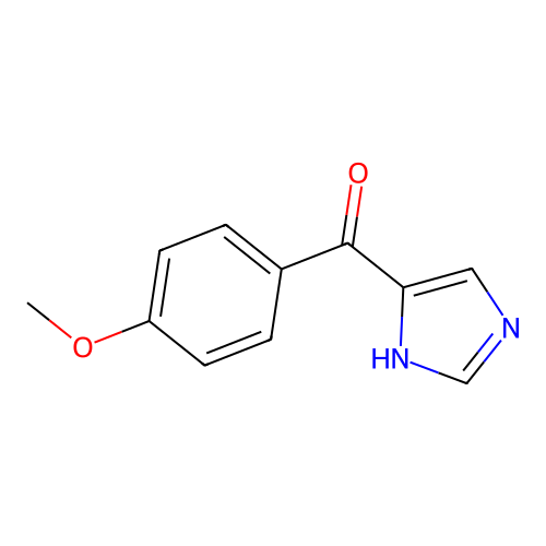 1h-Imidazol-4-yl(4-methoxyphenyl)methanone structure