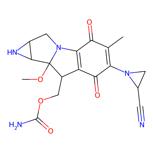 Mitomycin deriv structure