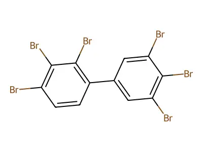 2,3,3',4,4',5'-Hexabromobiphenyl structure