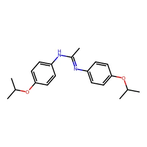 Acetamidine, N,N'-bis(p-isopropoxyphenyl)- structure