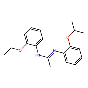 Acetamidine, N'-(o-ethoxyphenyl)-N-(o-isopropoxyphenyl)- structure