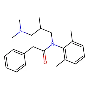 Acetanilide, N-(3-(dimethylamino)-2-methylpropyl)-2',6'-dimethyl-2-phenyl- structure