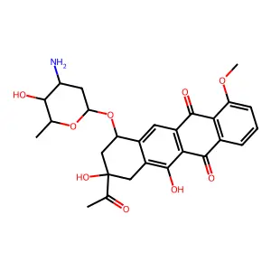 11-Deoxydaunorubicin structure
