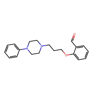 Benzaldehyde, 2-(3-(4-phenyl-1-piperazinyl)propoxy)- structure