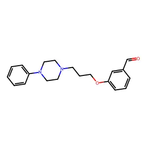 Benzaldehyde, 3-(3-(4-phenyl-1-piperazinyl)propoxy)- structure