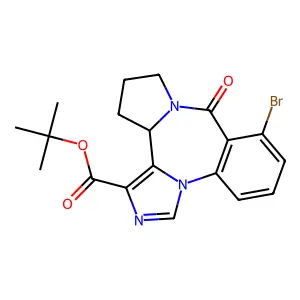 溴他西尼 structure