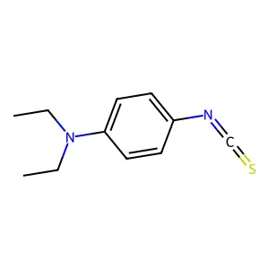4-Diethylaminophenyl isothiocyanate structure
