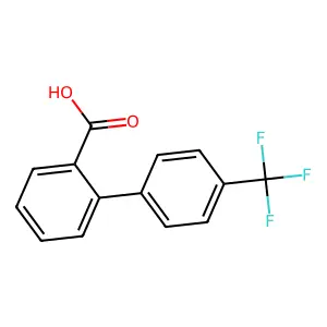 4'-(Trifluoromethyl)(1,1'-biphenyl)-2-carboxylic acid structure