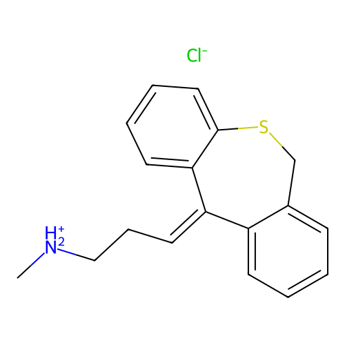 Northiadene HCl structure