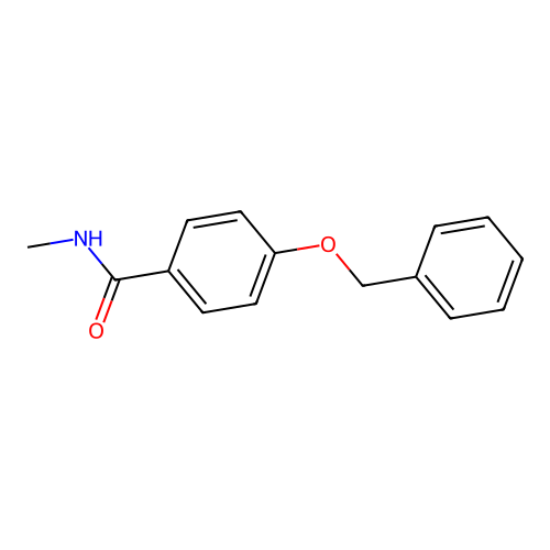 4-(benzyloxy)-N-methylbenzamide structure
