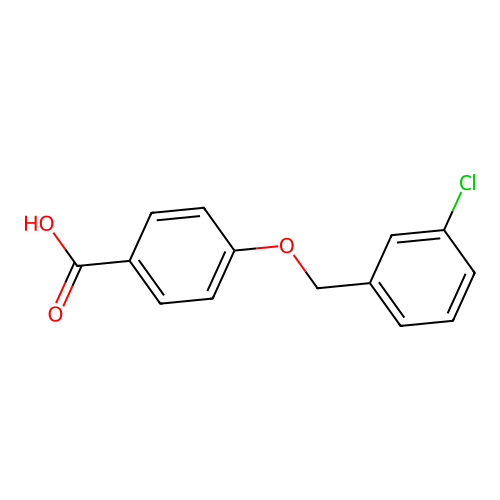 4-((3-Chlorobenzyl)oxy)benzoic acid structure