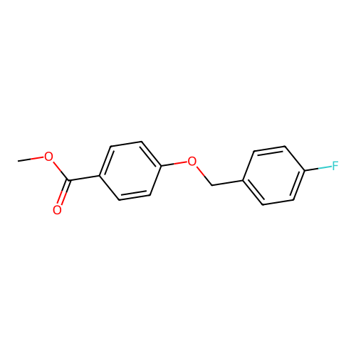 Methyl 4-((4-fluorobenzyl)oxy)benzoate structure