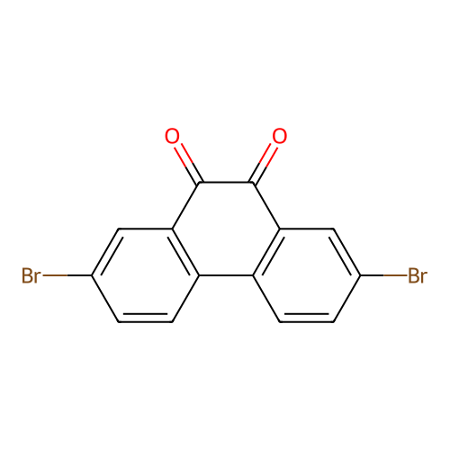 2,7-Dibromophenanthrene-9,10-dione structure