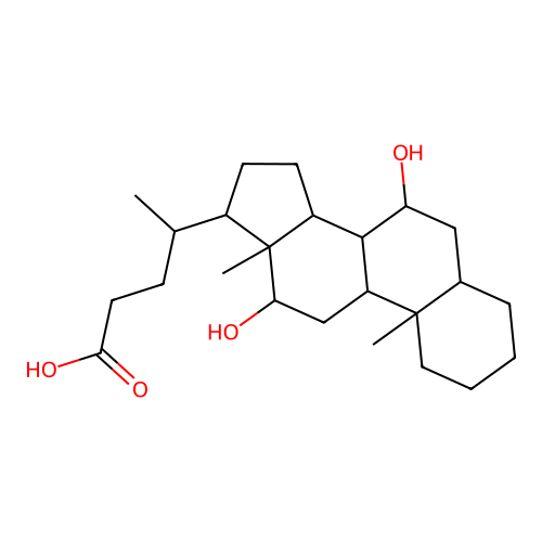 异去氧胆酸 structure